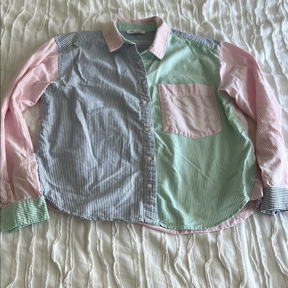 Beach Lunch Lounge Button Up Shirt